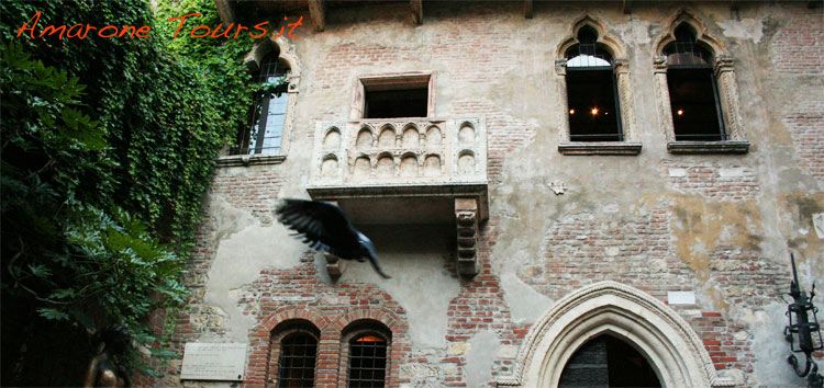 Juliet's balcony in Verona.