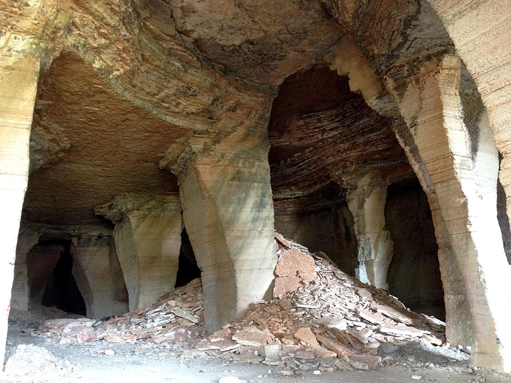 limestone quarry in Valpolicella