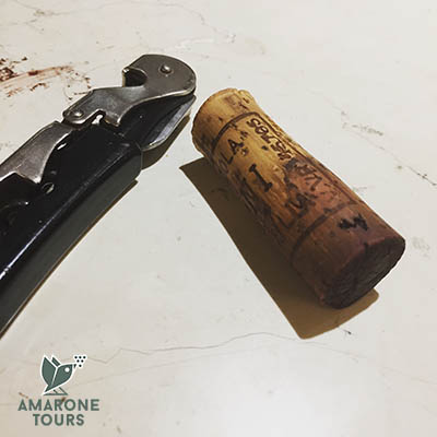 opening a boggle of Amarone